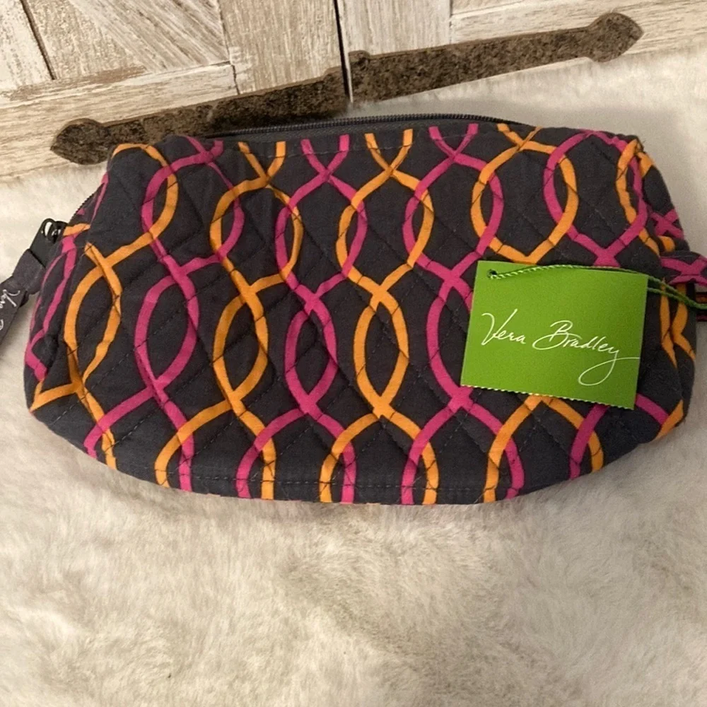 Vera Bradley Medium Cosmetic Jazzy Swirls Bag